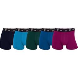 CR7 Men Trunk 5-PACK in Travel Zip Bag [multicolor]